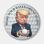 Trump deze golfbal magneet (Voorkant)