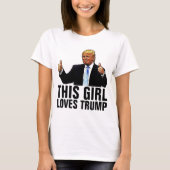 TRUMP DEZE MEISJE LOOPT VAN TRUMP T-SHIRTS (Voorkant)