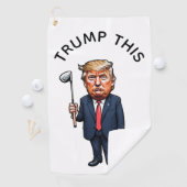 Trump Deze Personaliseren Golfhanddoek (Insitu)