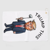 Trump Deze Personaliseren Golfhanddoek (Horizontaal)