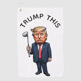 Trump Deze Personaliseren Golfhanddoek