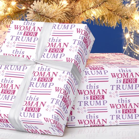 Trump - deze vrouw is voor TRUMP-pakpapier Cadeaupapier