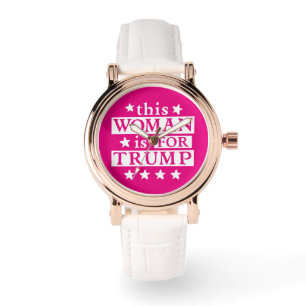 Trump: deze vrouw is voor Trump Watch Horloge