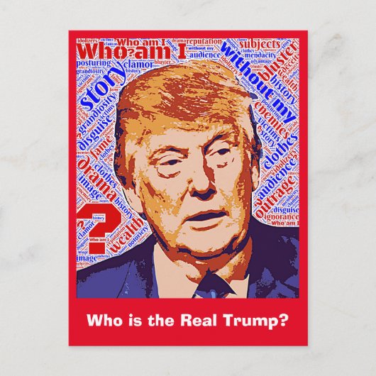 Trump die ik echt Briefkaart ben (Voorkant)