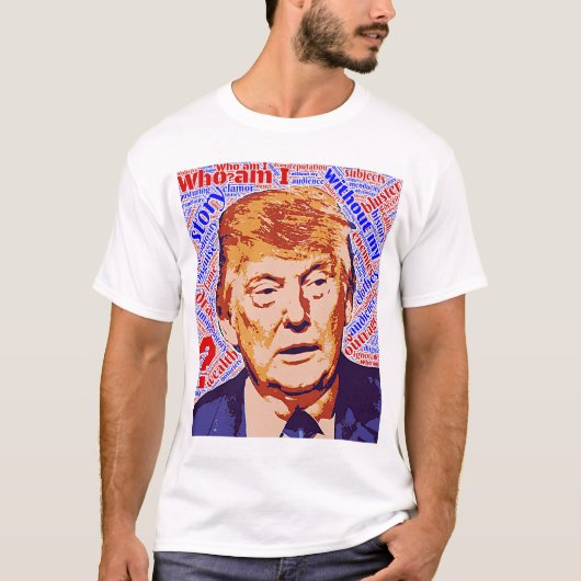 Trump die ik echt Man is T-shirt (Voorkant)