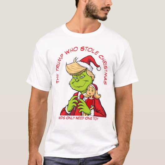 Trump die kerst stal t-shirt (Voorkant)