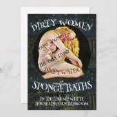 TRUMP DIRTY WOMEN WATER SPONGE BATHS WRONG KAART (Voorkant / Achterkant)