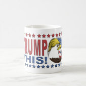 Trump dit 2016 niet zo Bald Eagle Koffiemok (Center)