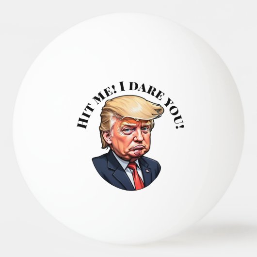 Trump dit personaliseren pingpongbal (Voorkant)