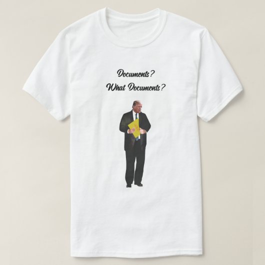 Trump Documents T-Shirt (Design voorkant)