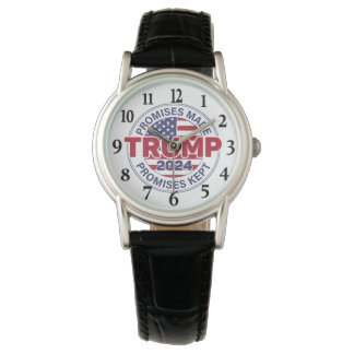 Trump doet beloftes in 2024 horloge
