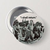 Trump doet een historische belofte ronde button 7,6 cm (Voorkant /achterkant)