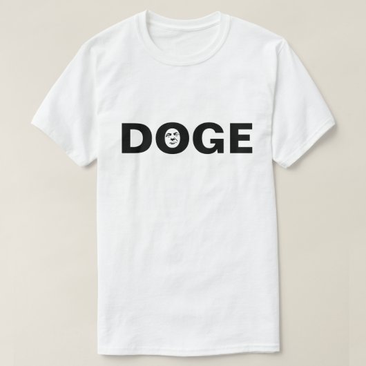 Trump DOGE Department of Government Efficiency T-shirt (Design voorkant)