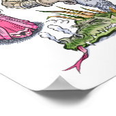 Trump dragon slayer 16 x 12 inch, Poster papier (M (Hoek)