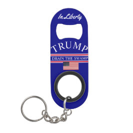 Trump Drain de Moeras Sleutelhanger Mini Flessenopener