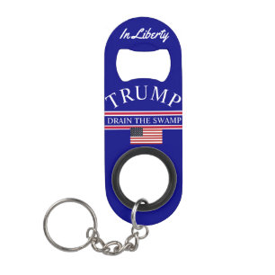 Trump Drain de Moeras Sleutelhanger Mini Flessenopener