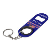 Trump Drain de Moeras Sleutelhanger Mini Flessenopener (Voorkant Gekanteld)