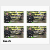 Trump - Drain the Swamp: het vervolg Rechthoekige Sticker (Vel)