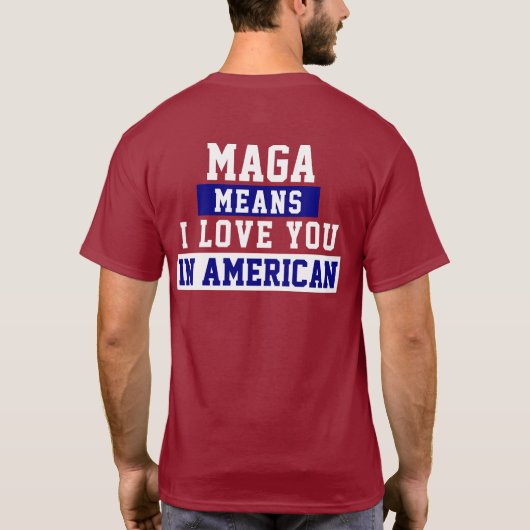 Trump "Drain the Swamp" T-Shirt MAGA (Achterkant)