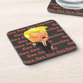 Trump Drank Coaster Bier Onderzetter (Linkerzijde)