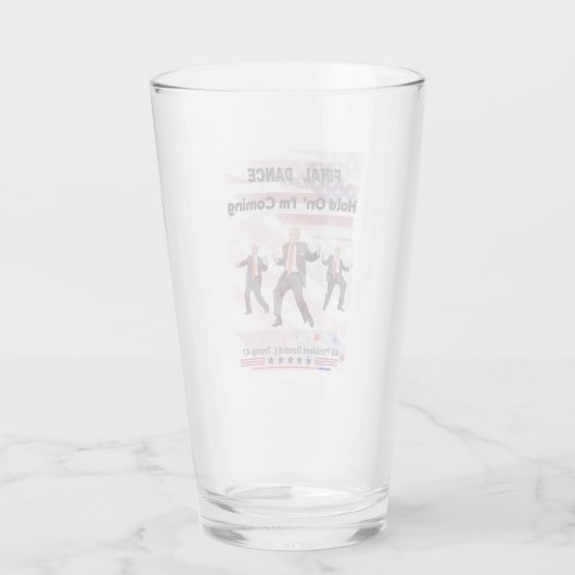 Trump Drink glas (Achterkant)