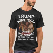 Trump Drive Thru EPSTEIN Bribe Window White House T-shirt (Voorkant)