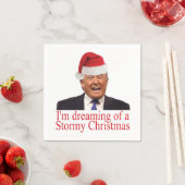 Trump, dromen van een winkelkerst servet (Insitu)