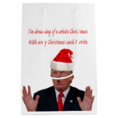 Trump, dromen van een witte kerst medium cadeauzakje (Achterkant)