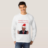 Trump, dromen van een witte kerst t-shirt (Voorkant volledig)