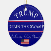 Trump droog de moerassen- Ornament (Links)