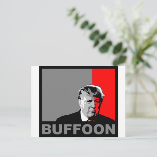 Trump/drumpf: Buffel Briefkaart (Staand voorkant)