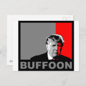 Trump/drumpf: Buffel Briefkaart (Voorkant / Achterkant)