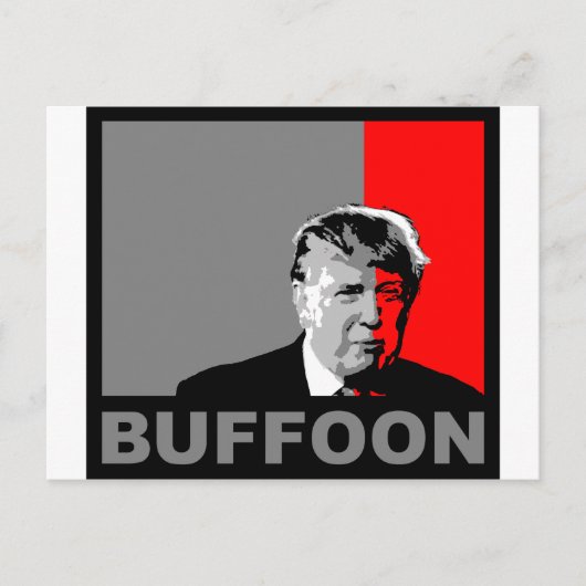 Trump/drumpf: Buffel Briefkaart (Voorkant)