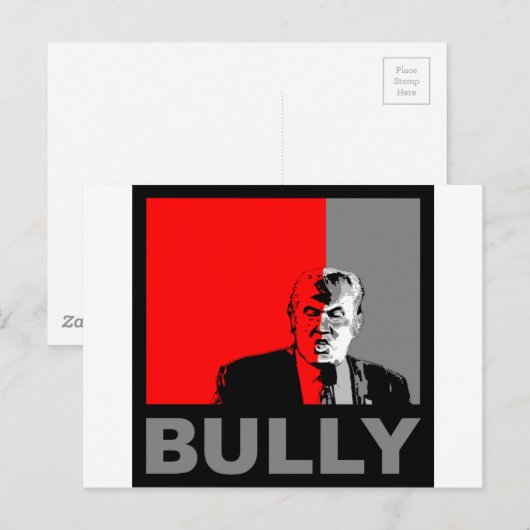 Trump/Drumpf: Bully Briefkaart (Voorkant / Achterkant)