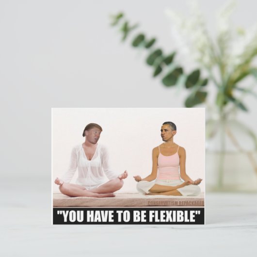 Trump/drumpf: Flexibel Briefkaart (Staand voorkant)