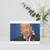 Trump/drumpf Melding down Briefkaart (Staand voorkant)