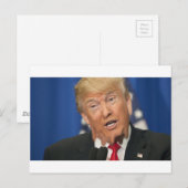 Trump/drumpf Melding down Briefkaart (Voorkant / Achterkant)