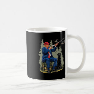 Trump Duck Hunting Donald Trump Old School Camoufl Koffiemok