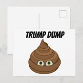 Trump Dump Briefkaart (Voorkant / Achterkant)