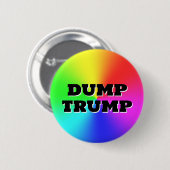TRUMP DUMP (je kunt de woorden veranderen! ) Ronde Button 5,7 Cm (Voorkant /achterkant)