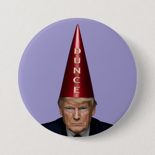 Trump Dunce Button (Voorkant)