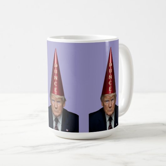 Trump Dunce Mug Koffiemok (Voorkant rechts)