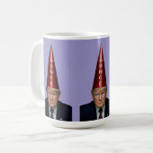 Trump Dunce Mug Koffiemok (Voorkant links)