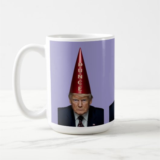 Trump Dunce Mug Koffiemok (Links)