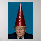 Trump Dunce Poster (Voorkant)