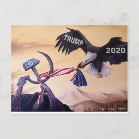 Trump Eagle 2020 Briefkaart (Voorkant)
