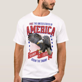 Trump Eagle 2024 Vrijheid T-shirt
