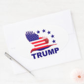 Trump eagle ovale sticker (Envelop)