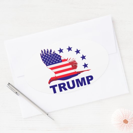 Trump eagle ovale sticker (Envelop)