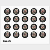 Trump Eagle USA President 2024 Neem Amerika terug  Ronde Sticker (Vel)